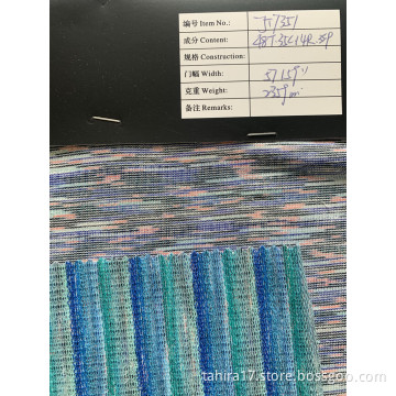 Multicolor Irregular Lines Width 57/59 Fabric